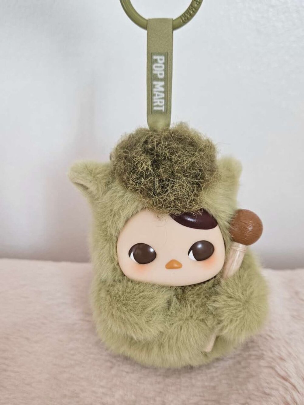 Authentic PUCKY Tap Tap SECRET Babies Series Plush Pendant 'Success' (Green)